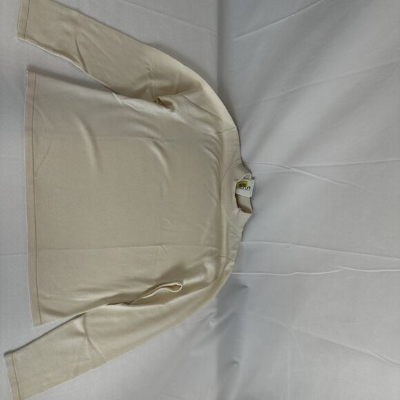 Pendleton Women's Classic Ivory Mock Neck Sweater Silk and Nylon NWT - Size MED - Picture 9 of 11